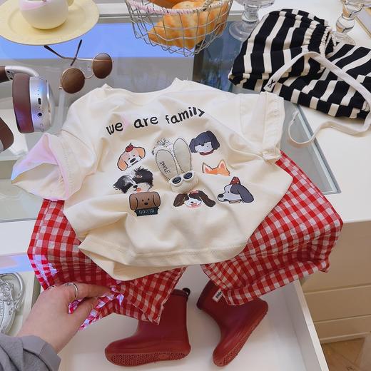 【观偎】纯棉T恤 夏季亲子款夏装玩偶T恤卡通T恤 8862 商品图3