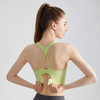 跃牌【安琪拉系列】新款防震固定杯跑步瑜伽聚拢镂空三排三扣瑜伽内衣WX-5007 商品缩略图3