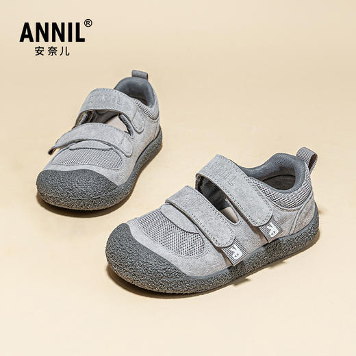 ANNIL/安奈儿宝宝鞋2025春季新款儿童透气软底男童网面防滑女童休闲板鞋HM5102200 商品图2