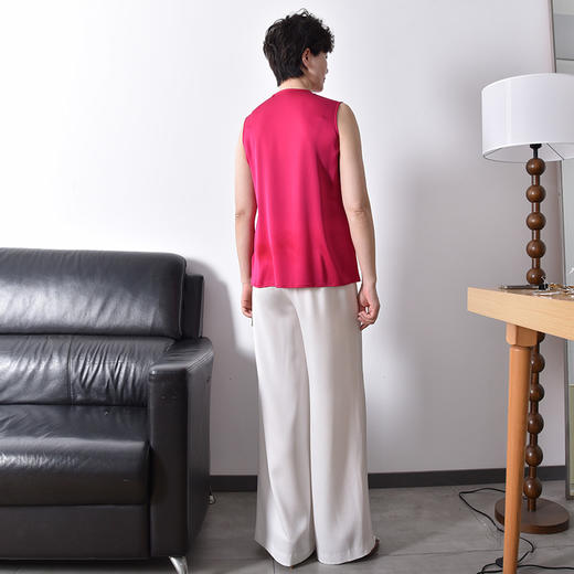 圣三利高定女装桑蚕丝上衣GA321K05 商品图2