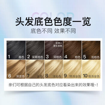 靓逸（LIANGYI）易梳彩黑茶色400ml染发剂植物配方纯染发膏盖白头发不沾皮男女士 商品图2