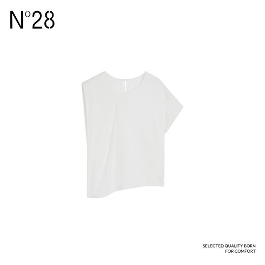 N°28 夏季新款新中式国风宽松短袖 气质复古简约女士休闲上衣885242S529 商品图3