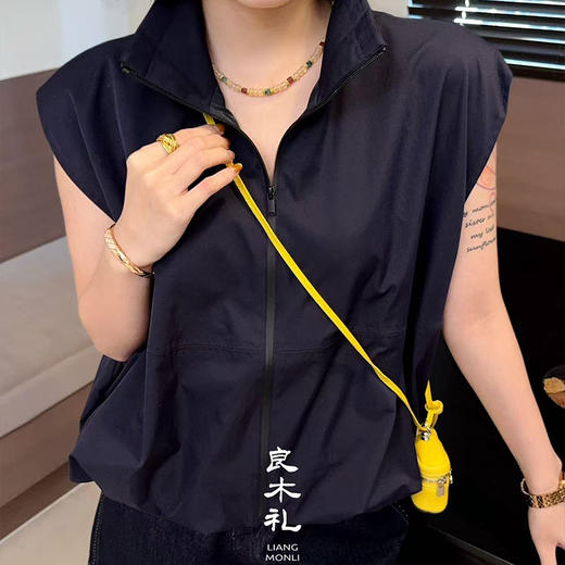 【预售7天】良木礼无袖拉链上衣(88906) 商品图2