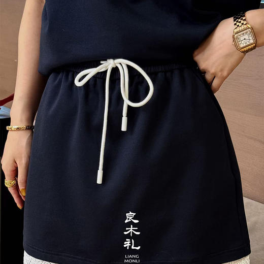 【预售7天】良木礼花边短袖套装(8525) 商品图2