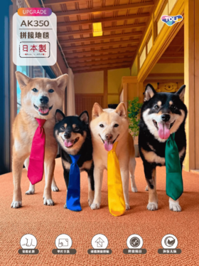 toli东理家居日本进口拼接地毯客厅卧室日式满铺儿童家用块毯地垫