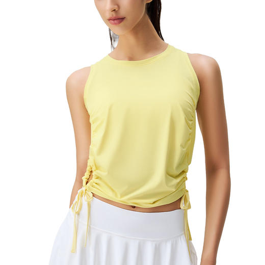 跃牌【安琪拉系列】新款瑜伽服女春夏防晒上衣健身服背心女速干运动罩衫DX6402 商品图4