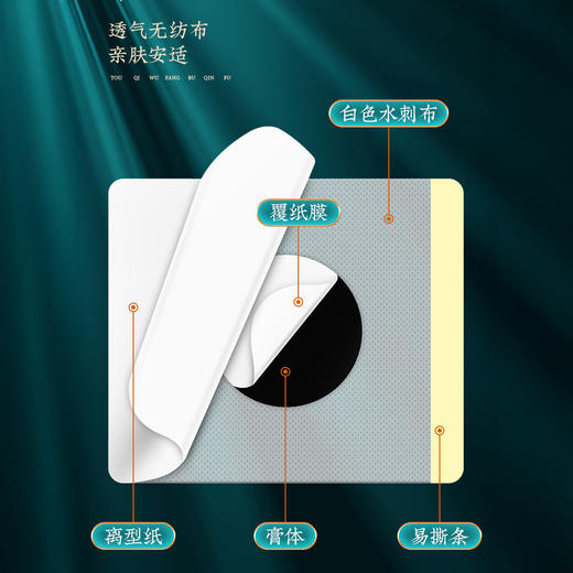 【超值5盒装】宛岭 南京同仁堂 艾草三伏贴 温和呵护 全身可用 30贴*5盒 商品图1