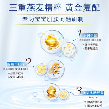 艾惟诺（Aveeno）艾维诺婴儿面霜 秋冬多效护理儿童润肤乳霜舒缓干痒红修护霜141g 商品图5