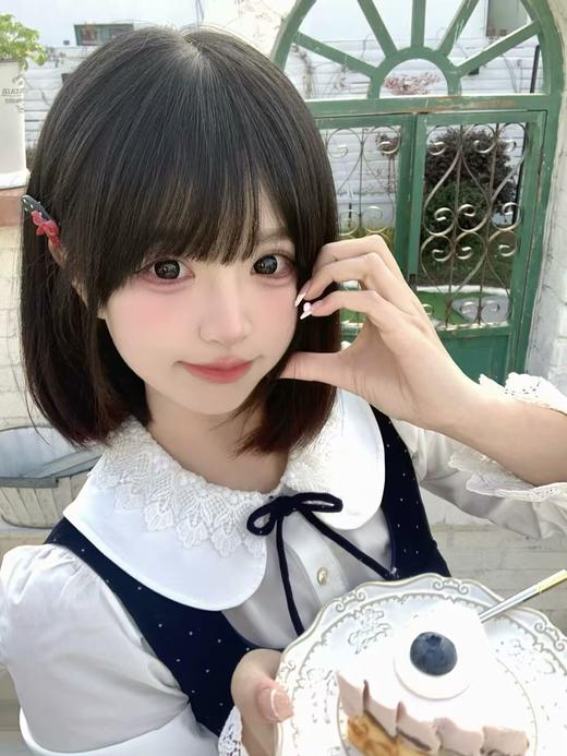 【半年抛大直径】AROMI-憨憨黑柴 黑-14.5mm【半年抛 0-800度 含525/575】 商品图6