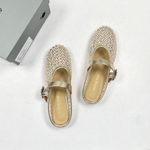 点此购买 Active one夏季女士网纱烫钻拖鞋 dx 317782 商品图13