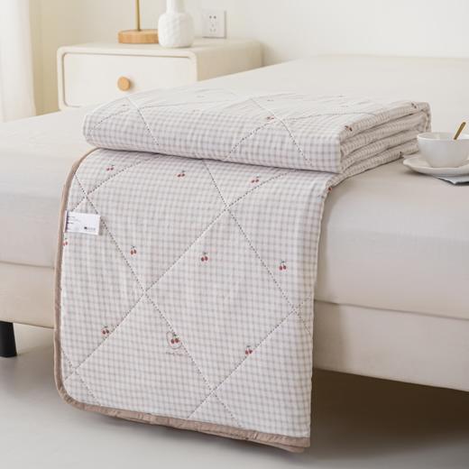 【夏被】多喜爱 美眠康  磨毛超声波空调被 樱桃格子/蘑法花开 商品图12