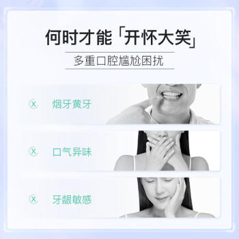 舒客小苏打牙膏 美白牙齿减轻口臭含氟防蛀160g薄荷味 新老随机发 商品图4