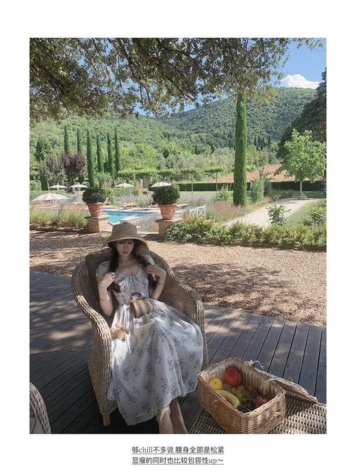 金蘑菇菇 Antica Roma少女的祈祷 / 小兰花法式泡泡袖连衣裙 商品图6