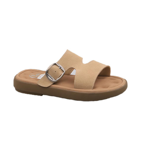 Safiya/索菲娅2025踩屎感复古勃肯外穿休闲百搭防滑平底拖鞋SFD2110166/SFD2110M66 商品图8