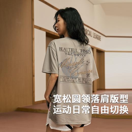 LUSHISI奇迹音乐会主题印花宽松圆领休闲美式街头篮球速干短袖t恤 商品图1