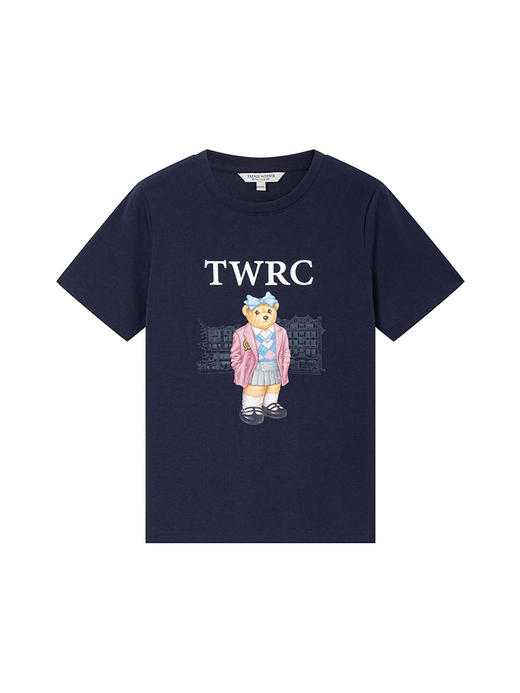 TeenieWeenie小熊卡通短袖圆领T恤女夏季女t恤TTRA25M506Z 商品图12