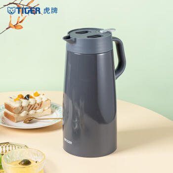 虎牌（TIGER）保温壶 304不锈钢时尚保温/保冷壶PWO-A20C-HD 深灰色 2L 商品图2