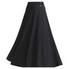 MYX-YGLR-M78-L垂坠感通勤百褶A字大摆裙2025夏季新款松紧腰休闲长裙黑色半身裙 商品缩略图4