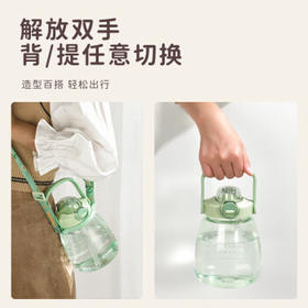 富光网红水杯男女学生大容量塑料吸管水杯壶超大成人运动健身大肚杯子