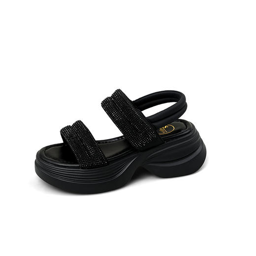 Safiya/索菲娅2025夏季轻便增高小个子厚底休闲运动凉鞋 SFD2115411 商品图1