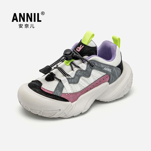 ANNIL/安奈儿女童运动鞋2025春秋新款儿童网面鞋男童跑步鞋中大童休闲鞋HM5105209 商品图4