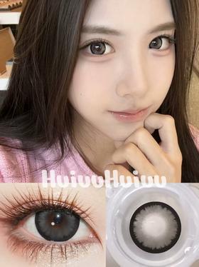 【半年抛大直径】AROMI-贴贴比熊 灰-14.5mm【半年抛 0-800度 含525/575】