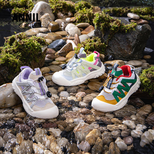 ANNIL/安奈儿男女童夏季透气网面软底百搭运动童鞋夏季新款HM5205352 商品图4