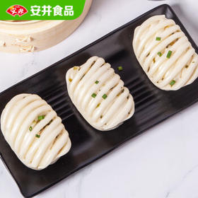 安井葱油花卷 1kg 2斤装约34个 馒头包子面点 速冻家庭装 早餐半成品