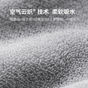HOYO日本毛巾男士A类纯棉洗脸洗澡毛巾抗菌柔软吸水速干毛巾5条装运动 商品图2