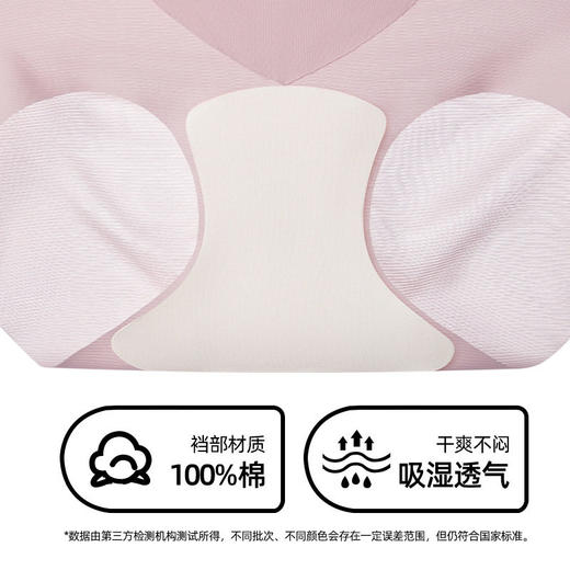 XY-1520   【1条】冰丝无痕高腰内裤女收腹夏季超薄蜜桃臀隐形女士三角裤 商品图3