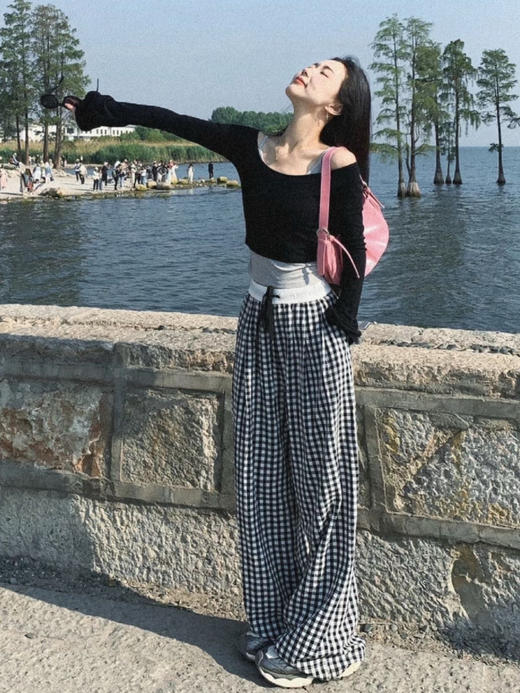 山本格子裤（锁 商品图5