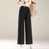MYX-AS-2506-L垂坠感修身直筒裤2025年夏季新款松紧腰休闲九分裤薄款透气阔腿裤 商品缩略图2