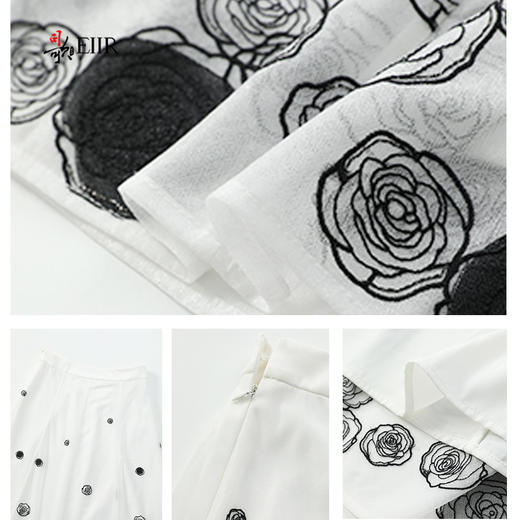 司歌渐变烧花重工伞裙C911273X 商品图2