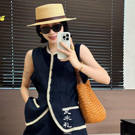 【预售7天】良木礼马甲短裤套装(8081)