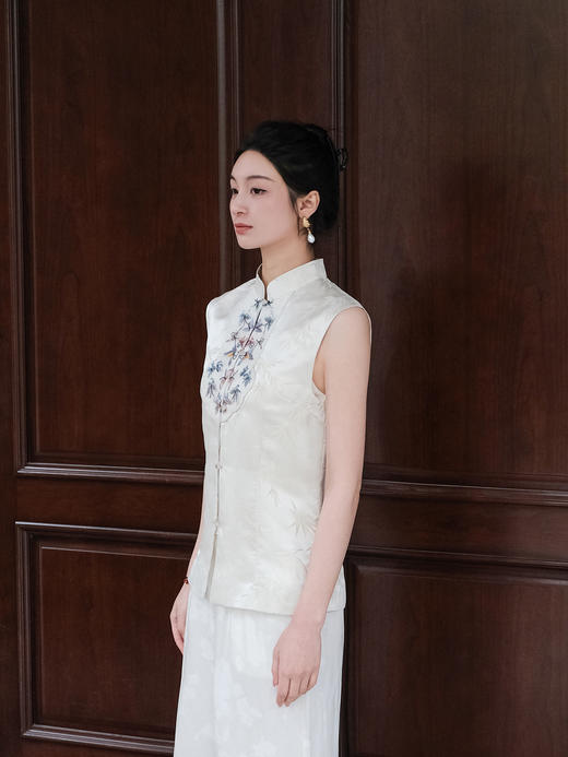 盛唐牡丹| 手工刺绣如意对襟上衣 商品图7