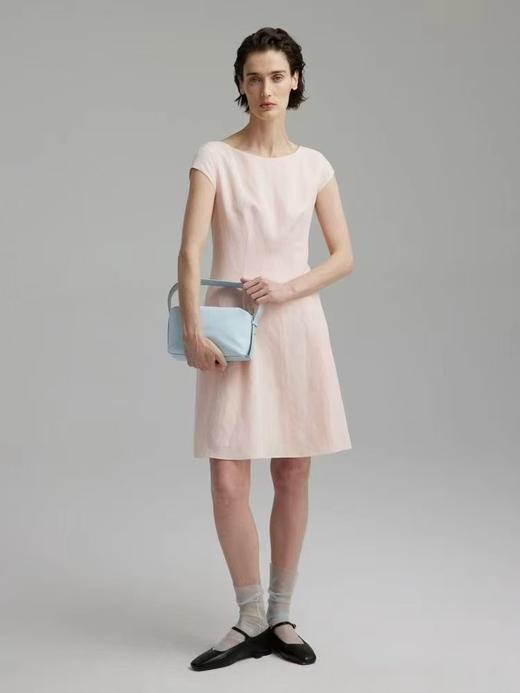 4F卡利亚里帽袖伞摆连衣裙 商品图0