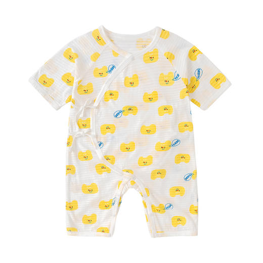 【清促】嘟嘟家 婴儿哈衣男童夏装新生儿连体衣夏季宝宝和尚服 商品图4