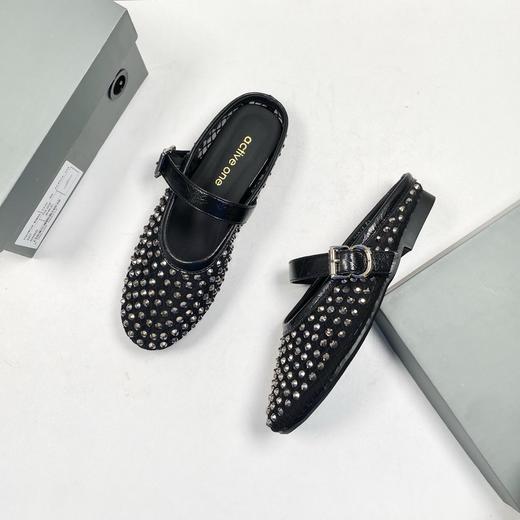点此购买 Active one夏季女士网纱烫钻拖鞋 dx 317782 商品图7