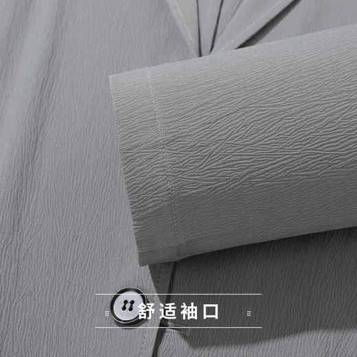 罗蒙男式商务西服轻盈透气休闲单西纯色百搭基础通勤日常西装外套男 商品图12