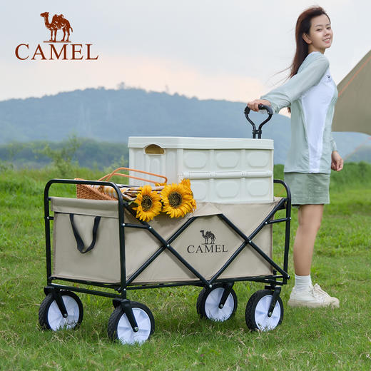 CAMEL户外营地车后勤大容量露营推车 174BJ03655 商品图1