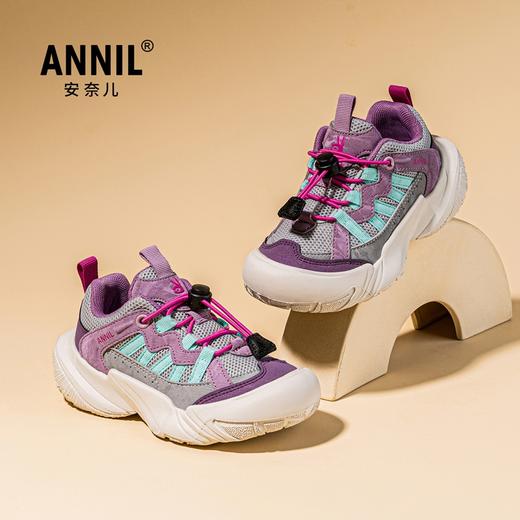 ANNIL/安奈儿女童运动鞋2025春秋新款儿童网面鞋男童跑步鞋中大童休闲鞋HM5105209 商品图2