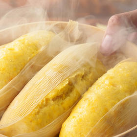 【甜玉米棒棒】精选鲜玉米和有机面粉，保留玉米颗粒，玉米叶垫底蒸制，配料干净【AA】