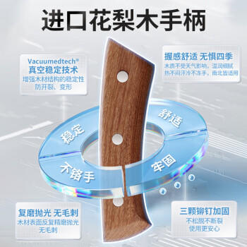 王麻子菜刀家用 厨房专用刀具 厨师切肉切片切菜刀【手工锻打锋利】 商品图4