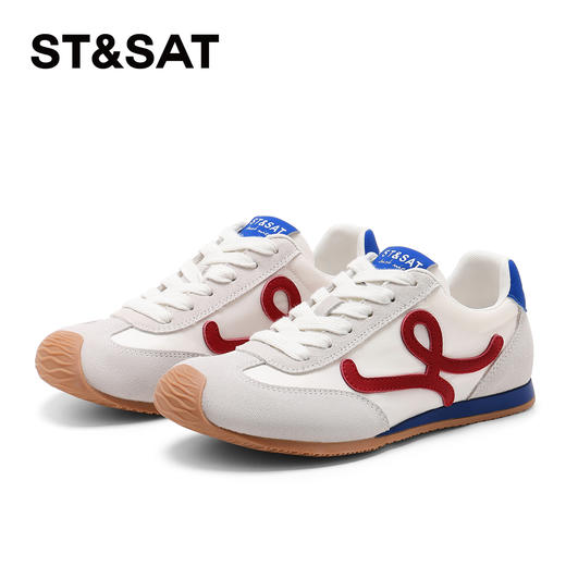 【薄底时代】星期六复古百搭轻便阿甘鞋SSD1112CBC 商品图6