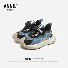 【加绒】ANNIL/安奈儿休闲鞋防滑冬季新款男女童运动鞋宝宝加厚加绒棉鞋HM4405042
