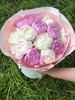 粉白色芍药花束 商品缩略图0