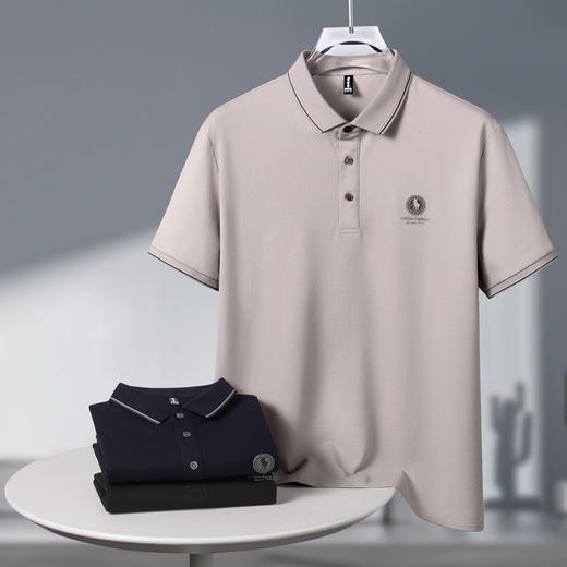 【棉质】【DK】大依优型大码男装短袖polo衫肥佬运动休闲棉上衣男夏季薄款加肥大码 商品图0