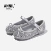 ANNIL/安奈儿儿童皮鞋2025春秋女童鞋亮闪闪公主鞋浅口宝宝水晶舞蹈鞋子HG5101222 商品缩略图4