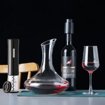 CLITON红酒杯水晶玻璃高脚杯12件酒具套装家用6个葡萄酒杯醒酒器开瓶器 商品图6