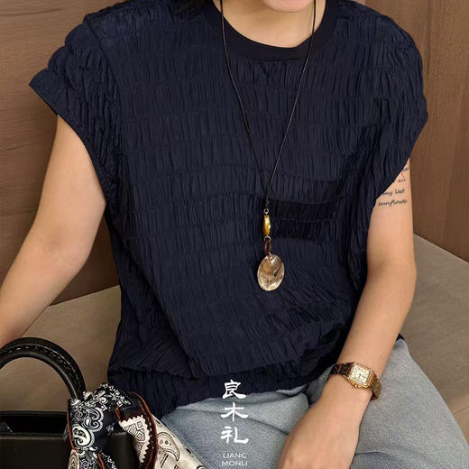 【预售7天】良木礼真丝短袖(5327-1) 商品图3